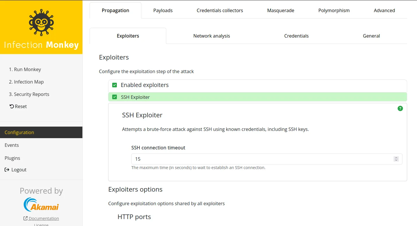 Configure the Infection Monkey