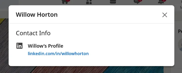 Willow Horton LinkedIn Contact Info